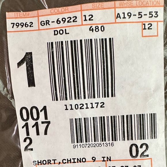 NWT J. Crew 9” City Fit Cotton Chino Shorts Olive Brown size 12 - Picture 13 of 15